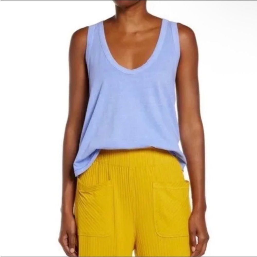 FREE PEOPLE MOVEMENT | Candied Lilac Scoopneck Tank Top Women’s Size Small